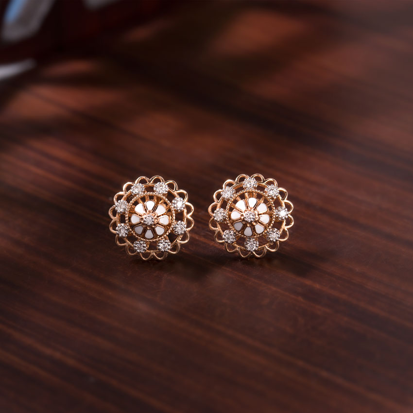 Triumph Orb Detachable Diamond Stud Earring