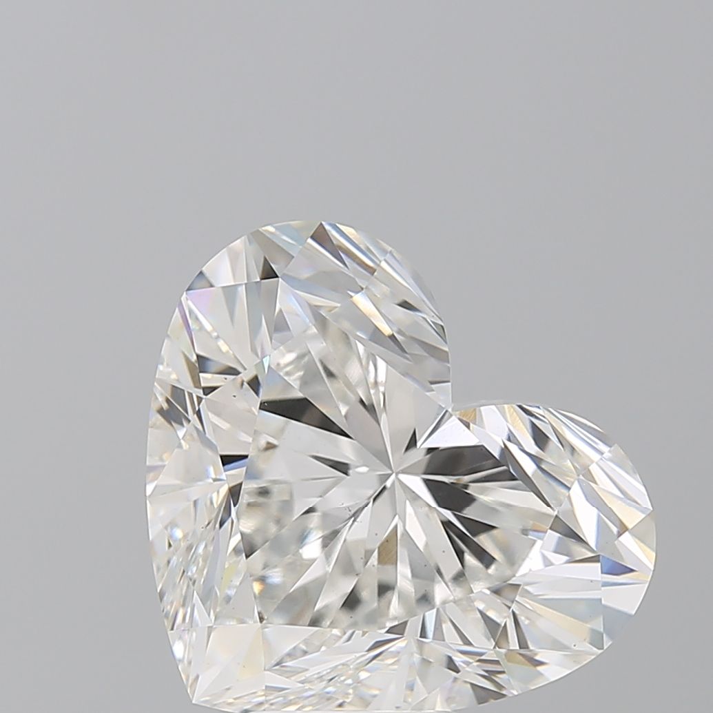 8.02 Carat F-VS2 Heart Lab Diamond