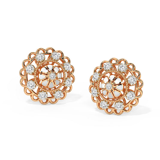 Triumph Orb Detachable Diamond Stud Earring