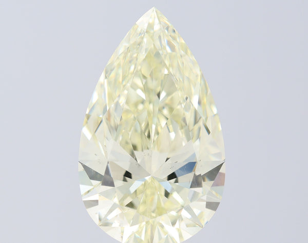 3.53 Carat L-VS2 Pear Cut Diamond
