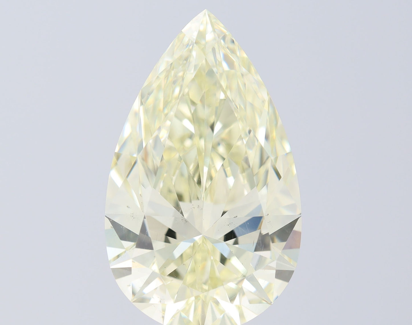 3.53 Carat L-VS2 Pear Cut Diamond