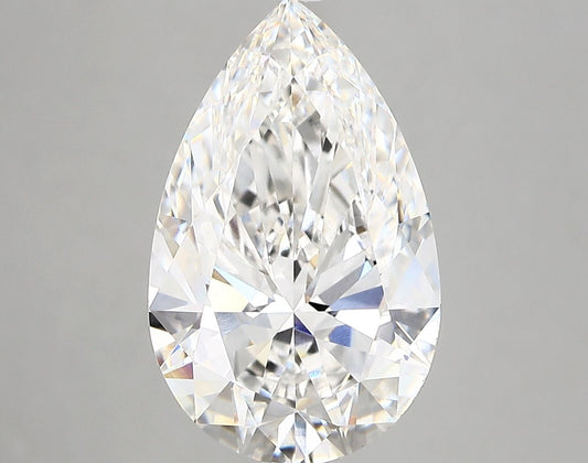 5.01 Carat F-VS1 Pear Lab Created Diamond